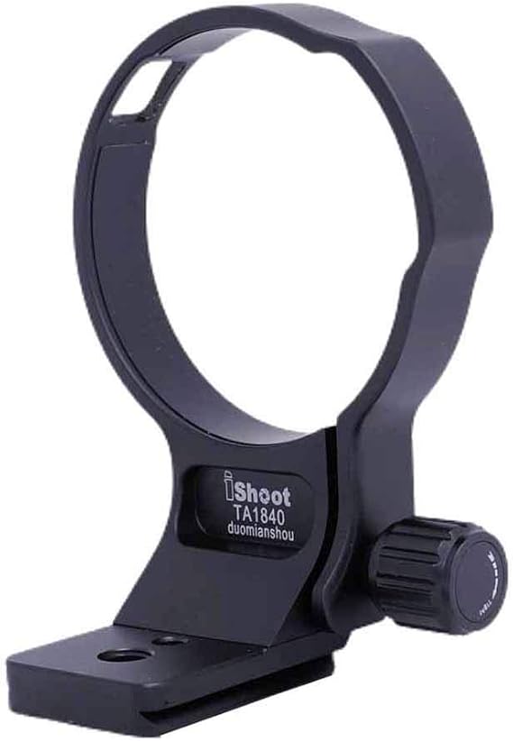76mm Metal Tripod Mount Ring Lens Collar Compatible with Tamron 18-400mm f/3.5-6.3 Di II VC HLD B028, Lens Support Holder Bracket Bottom is Arca-Swiss Fit Quick Release Plate Feature Dovetail Groove