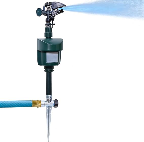 Motion Sensor Sprinkler, Adjustable Water Spray for Lawn&Garden | Animal, Safety, Waterproof