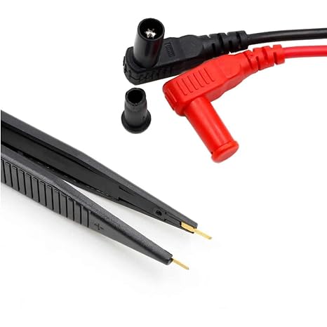 WellHise WL0010 SMD Prob Kıskaçlı SMD Prob Smd Test Probu Direnç Kapasite Bobin Diyot Multimetre Prob Cımbız Prob