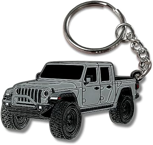 Jeep Gladiator Keychain - Officially Licensed Jeep Accessories Key Chain Fob Cover Mods 2022 2021 2022
