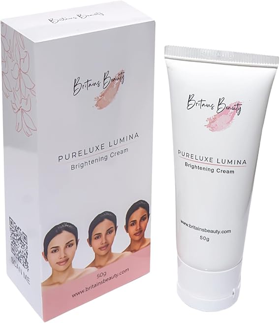 Pureluxe Lumina Brightening Cream - Advanced Skin Tone Corrector, 50g | Hydrating, Paraben-Free, and Cruelty-Free