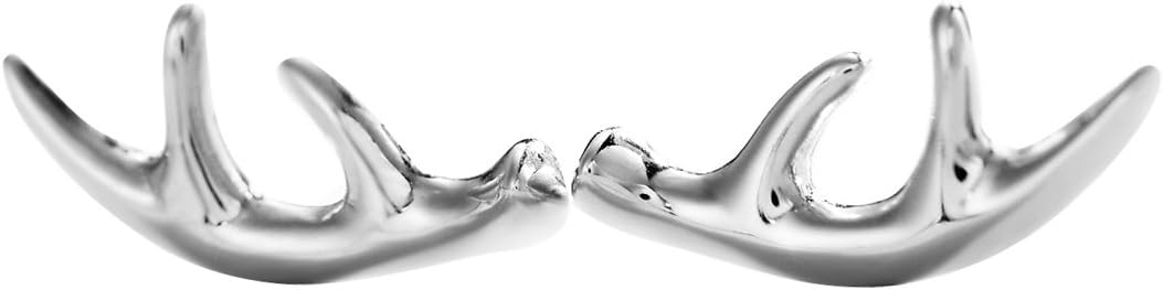 925 Sterling Silver Deer Antlers Stud Earrings Women Jewelry | Cute,Small Stud Earrings for Women,Hypoallergenic,Hypoallergenic Earring for Women Gifts,Dainty Earrings Simple