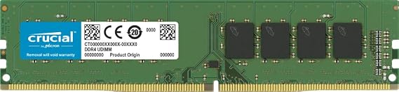 Crucial RAM 8GB DDR4 2666 MHz CL19 Desktop Memory CT8G4DFRA266