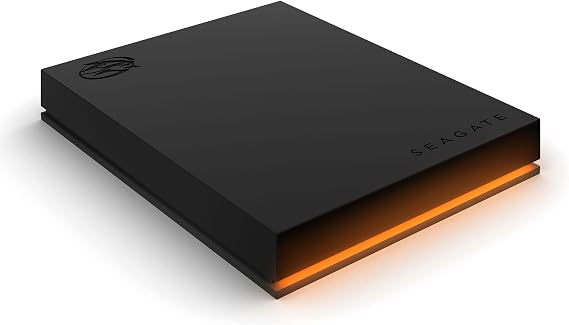 Seagate FireCuda Gaming Hard Drive 2TB, External Hard Drive HDD, USB 3/2, RGB LED lighting, Data Rescue Services (STKL2000400)