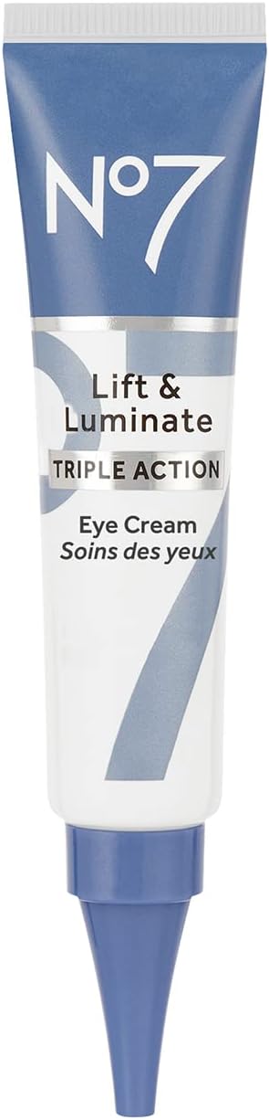 No7 Lift & Luminate TRIPLE ACTION Eye Cream 15ml Brand New