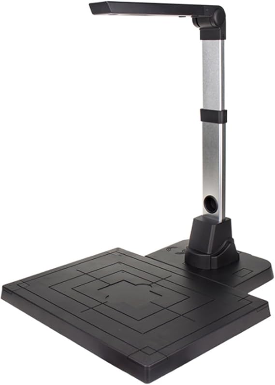 Book Scanner, 20MP High Resolution Portable Document Camera, OCR Multi-Language USB Document Scanner, A3 Large Format Scanner Compatible for Windows