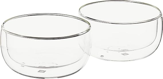 ZWILLING Sorrento 2-pc Double-Wall Glass Bowl Set, 9.4-oz, 280ml