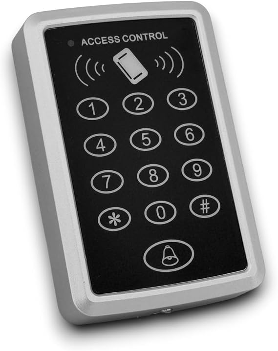 Elektromall - RFID Şifreli Kapı Kilidi, Kartlı Geçiş Kontrol Sistemi - 1 Adet