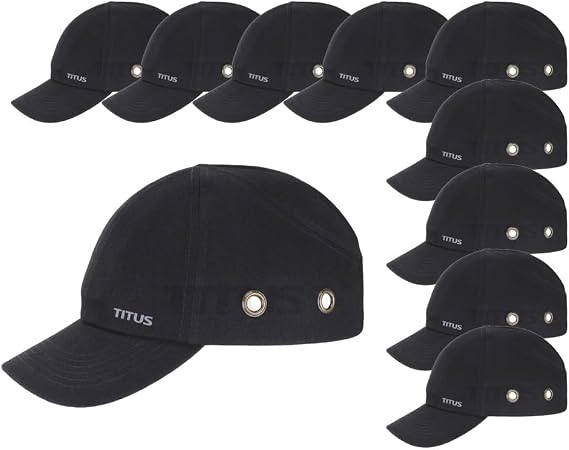 TITUS Lightweight Safety Bump Cap - Baseball Style Protective Hat