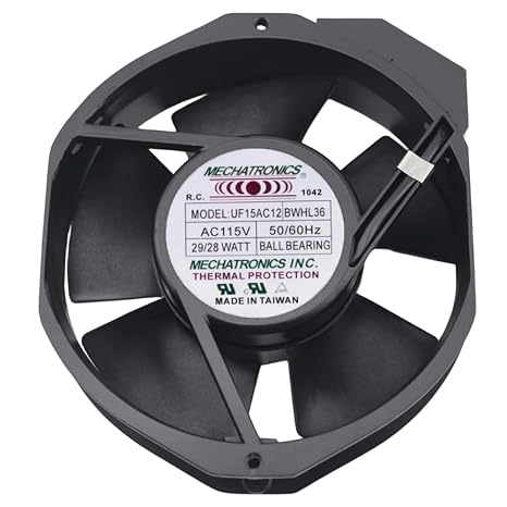 for UF15AC12 BWHL36 115V 29/28W 172MM - 172X150X38MM 17238 Cooling Fan