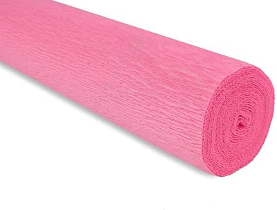 FloristryWarehouse Crepe Paper roll 180g 20 Inches Wide x 8ft Long Pale Fuschia Pink Shade 554