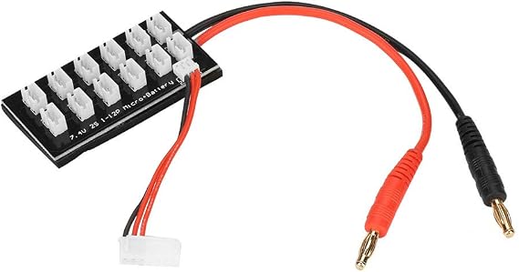 Marhynchus 7.4V 2S Battery Charging Board, Parallel Charging with JST Connector for RC Accessory