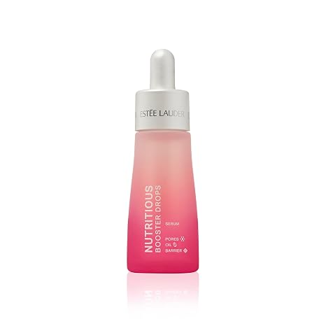 Estee Lauder Nutritious Hydrating Booster Drops Serum with Niacinamide | Pore Minimizing & Barrier Strengthening, 1.2 Fl Oz