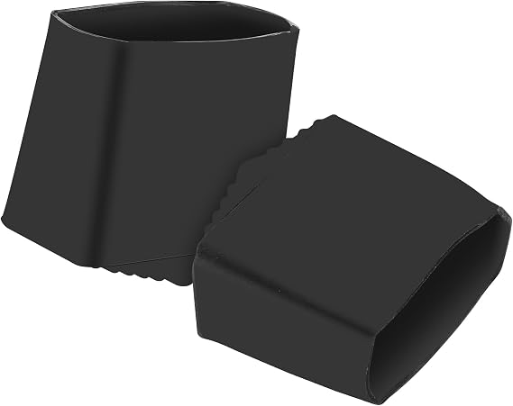 Angoily Ladder Foot Covers 2 pcs Rubber Black 2X4cm for Folding Ladders