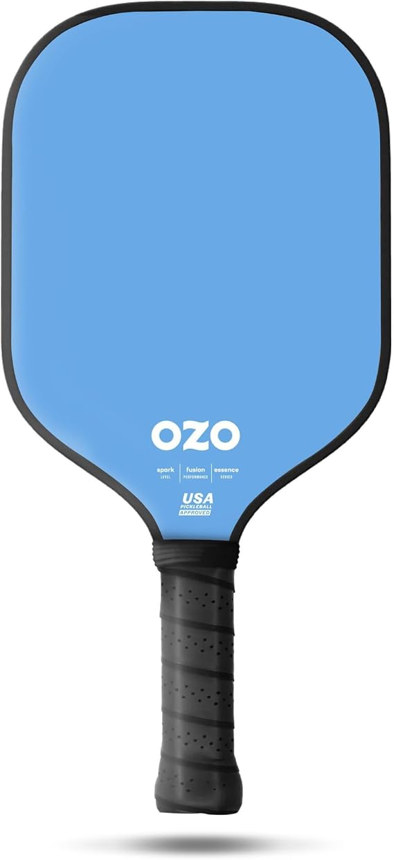 OZO Pickleball - Spark Fusion Essence - USAPA Approved Beginner Hybrid Paddle - Graphite Face