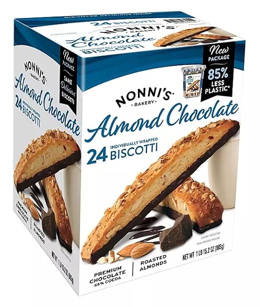 Biscotti Almond Chocolate, 24 ct.