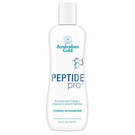 Australian Gold Peptide Pro Hybrid Intensifier Tanning Lotion - 8.5 oz., White