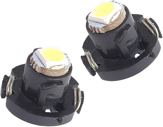 2Pcs White LED Dash Instrument Panel Heater A/c Climate Control HVAC Light Bulbs Compatible for Toyota Tacoma 2005-2011