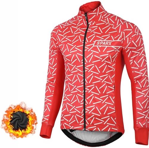 Sparx Thermal Softshell Cycling Jacket Windproof Winter Bike Jacket