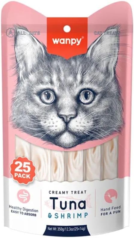 Wanpy Tone & Shrimp Cream Cat Award 25x14 G