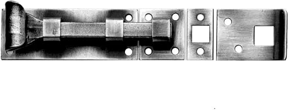 Acorn Matte Black Forged Iron Square Bolt