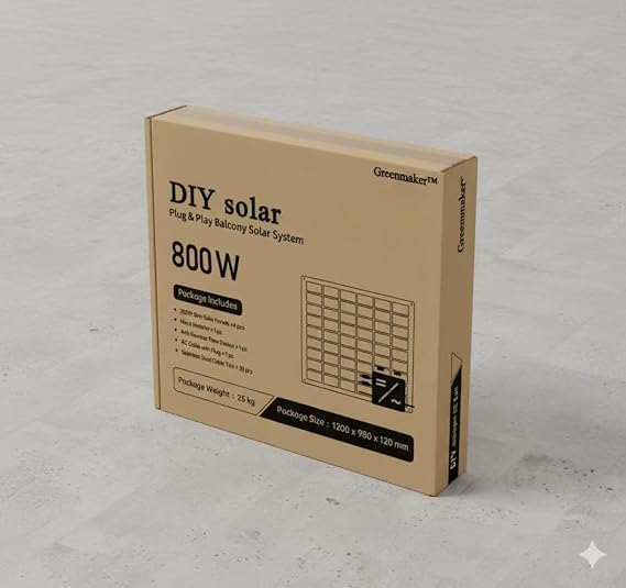 DIY solar800W DIY ソーラーパネル セット 200W×4枚 マイクロインバーター付属 逆流防止装置付き 家庭用 ベランダ 太陽光発電 オフグリッド 防災 停電対策