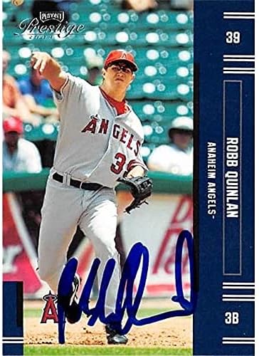 366173 Robb Quinlan Autographed Baseball Card - 2005 Playoff Prestige 20