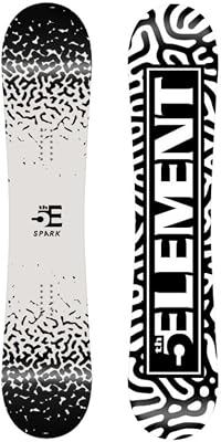 5th Element Spark Snowboard Beginner Snowboard for Boys-with EZ Rocker and Metal Edges-Designed for Ski Resorts- 100cm, 110cm, 120cm, 125cm, 130cm, 135cm