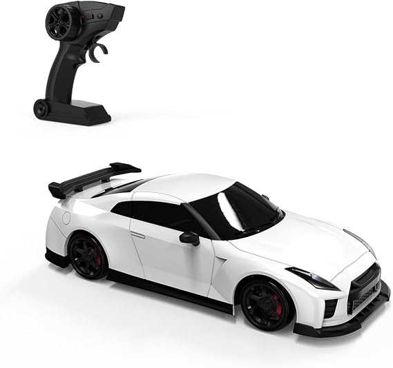 RC Drift Car, 1/64 Scale 2.4G 4CH 4WD Half-Proportional Steering with Realistic Brake Calipers (RTR Version)