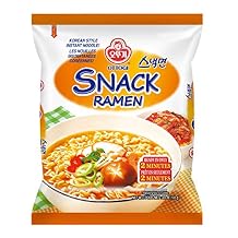 OTTOGI SNACK RAMEN, KOREAN STYLE INSTANT NOODLE, Traditional Instant ramen, Thin Noodle and Mild Flavor 3.8oz - 10 Pack...