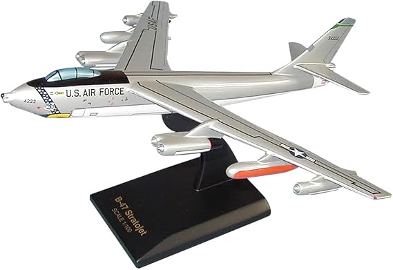 Boeing B-47 Stratojet USAF Air Force Bomber Aircraft Desktop Display Airplane Model Scale 1/100