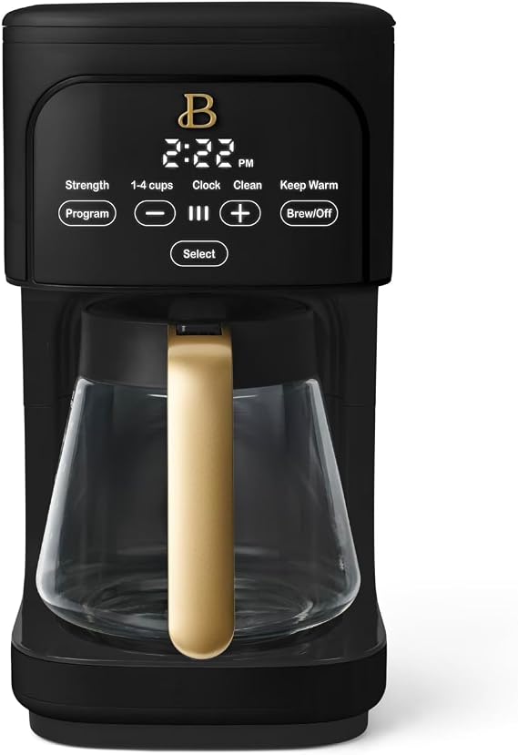 12 Cup Programmable Coffee Maker by Drew Barrymore (black)
