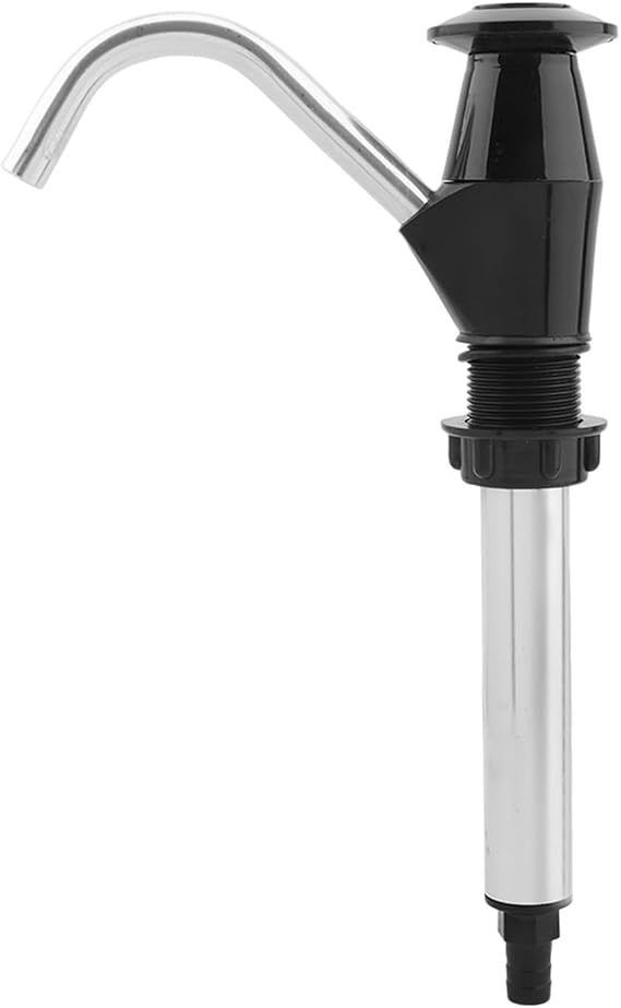 Caravan Sink Water Hand Pump, Hand-Operated Galley Water Pump, Double Action Camping Trailer Motorhome Replacement Pumping Tool for Camping Trailer, Motorhome, Work Vehicles(Black)