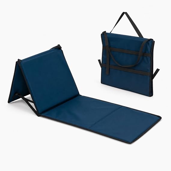 Sunjoy Foldable Reclining Beach Chair with Backrest
