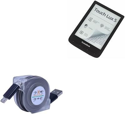 BoxWave Cable Compatible with Thomann Marschpat Lux 5 - miniSync, Retractable, Portable Sync Cable