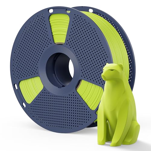 Matte PLA Filament 1.75mm Lime Green Color, 1kg2.2lbs SUNLU 3D Printer Filament, Smooth Matte Finish, Less Brittle, Reduced Layer Line Appearance, Sprout Green