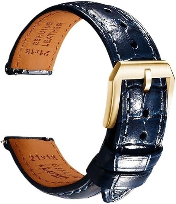Quick Release Genuine Leather Watch Strap For Rolex Cosmograph Daytona Datejust Submariner Pin Buckle Butterfly Buckle