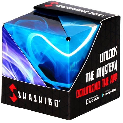 Shashibo Shape Shifting Box - STEM Fidget Toy with Ultra Strong Magnets - Sensory Puzzle Cube Transforms Into 100 Shapes, Easter Basket Stuffers Gift for Kids, Teens, and Adults Vapor