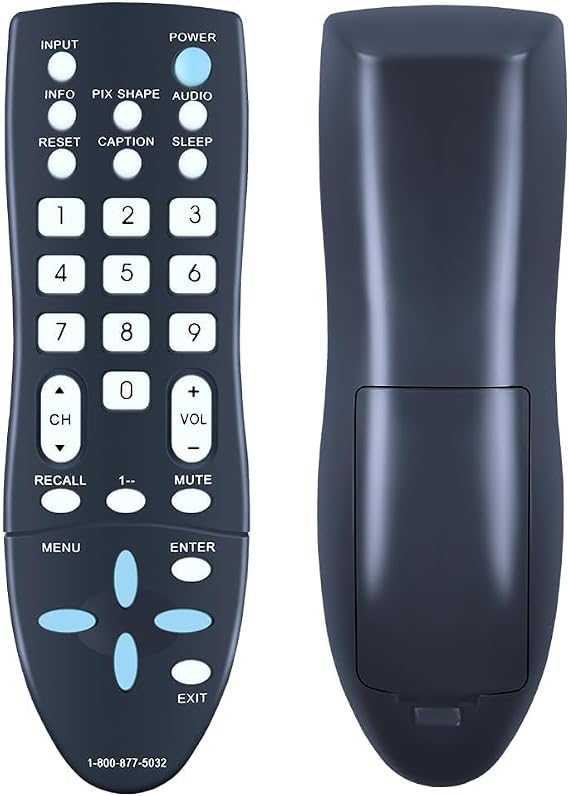 Universal Remote Control for Sanyo LCD LED HDTV, Replacement Remote Control for Sanyo TV DP19649 DP19648 DP26649 DP26640 DS27224(GXCC GXFA)