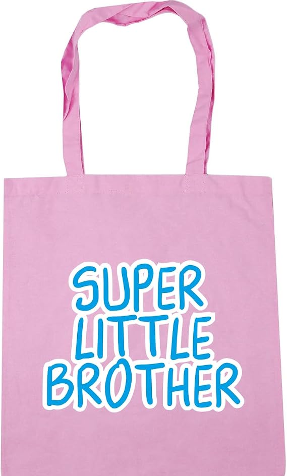 Hippowarehouse Super Little Brother Tote Shopping Gym Beach Bag 42cm x38cm, 10 litres