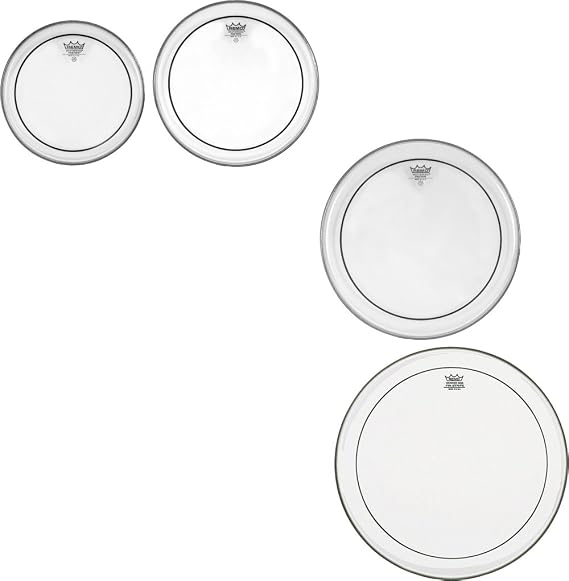 Remo Drumhead Pack, Clear, inch (PP1130-PS)