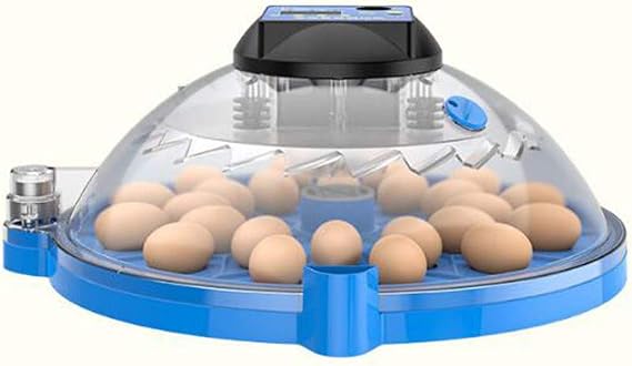 Egg Incubator Digital Fully Automatic Hatcher for 16/24 Eggs Duck Egg,Bird Egg, Turkey Egg Poultry Eggs Hatcher Auto-Turning Simulate The Original Hatching Mode, Automati