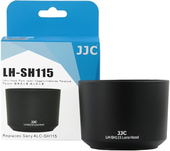 JJC Camera Lens Hood for Sony E 55-210mm f/4.5-6.3 OSS E-Mount Lens (SEL55210) Replaces Sony ALC-SH115