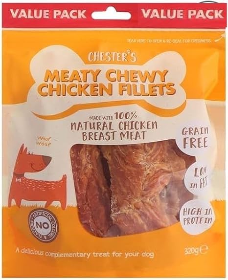 Chester's Meaty Chewy Chicken Fillets - 1 Pack