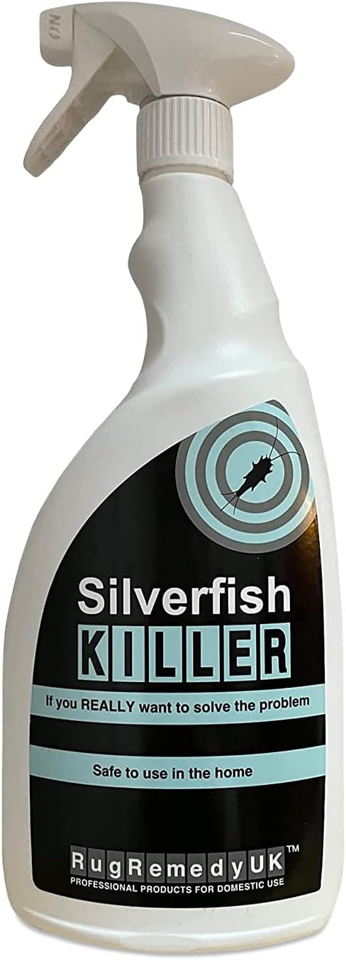 Silverfish Killer Spray 500ml | Instant, long lasting, non staining, odourless Silverfish treatment and killer for the home. Up to 3 months protection