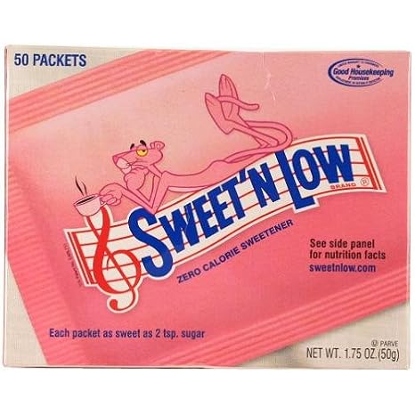 Sweet'N Low Zero Calorie Sweetener - 50 Packets - 1.75 oz