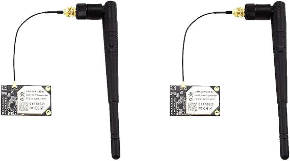 Serial UART 3.3V TTL to WiFi Embedded Modules USR-WIFI232-B2 | Wifi Module With External Antennas x 2 Sets