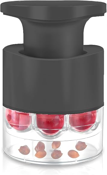 Cherry Pitter, 2025 New Quickly Multiple Cherries Seed Remover Cherry Pitter Multiple, Upgrade Multi-Function Cherry Pitters Core Remover 7-Hole Cherrys Pitters Tool (1, Black)