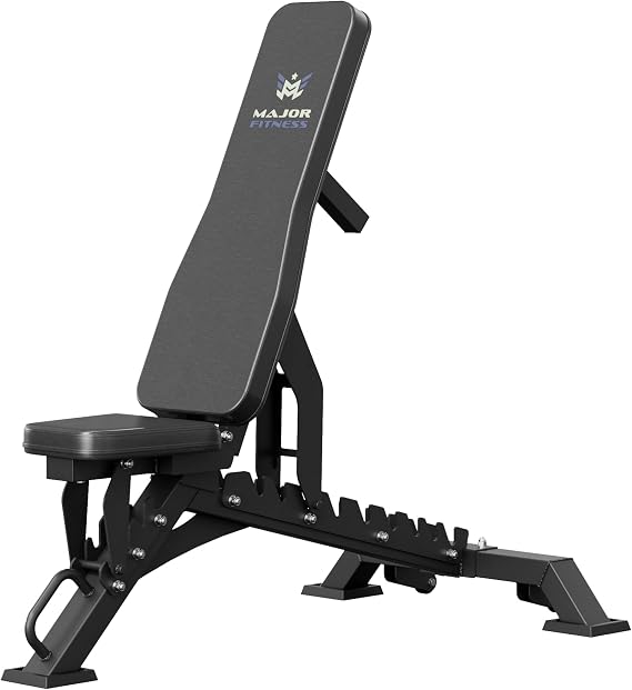 MAJOR FITNESS Weight Bench, Adjustable Workout Bench for Strength Training, Bench Press,Body Workouts for Home Garage Gym