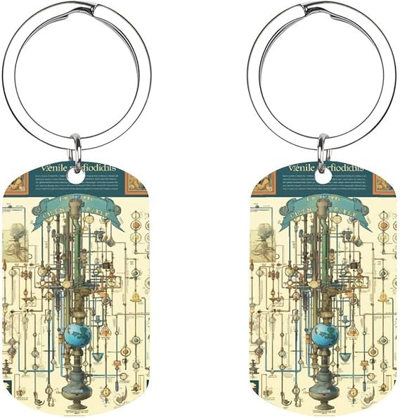 Keychains Venile Peri Metal Keychain Keyring Hanging Ornament Key Ring
